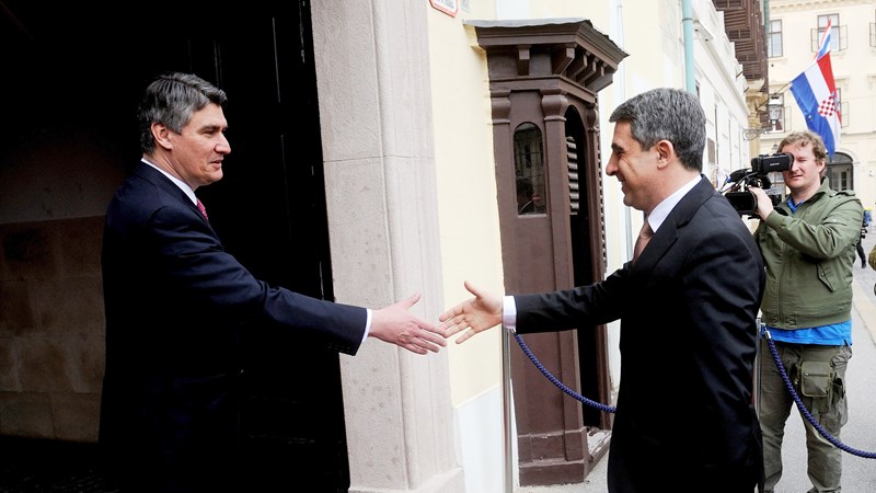  Predsjednik Vlade Milanović primio bugarskog predsjednika Plevnelieva